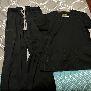 Black scrubs